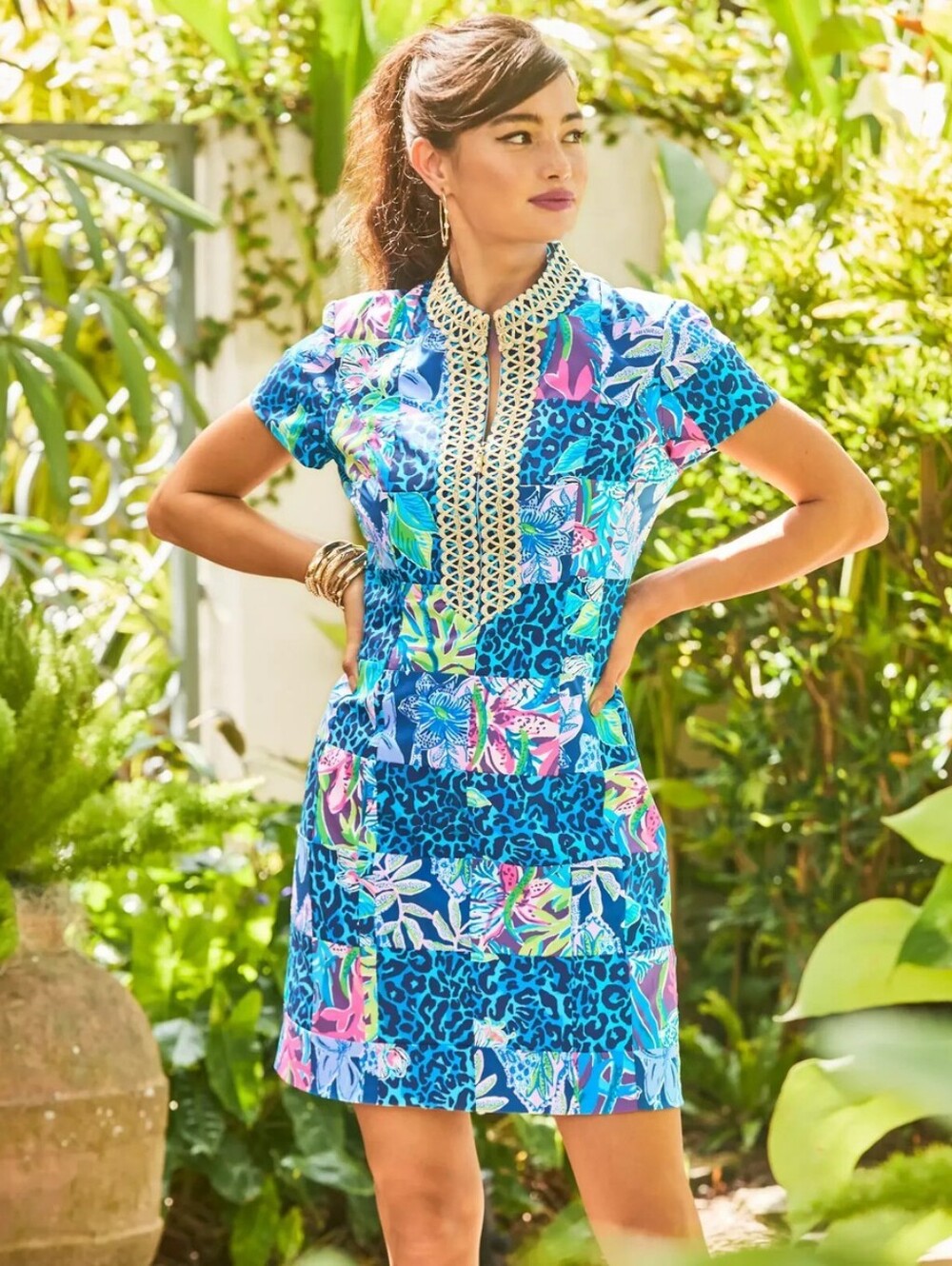 Lilly Pulitzer Adrena Shift Size 16 Multi Pop Up Lillys Party patch